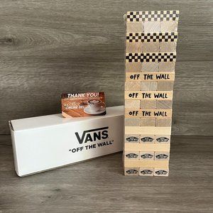 Vans Family Exclusive Wooden Block Stacking Game New Sealed